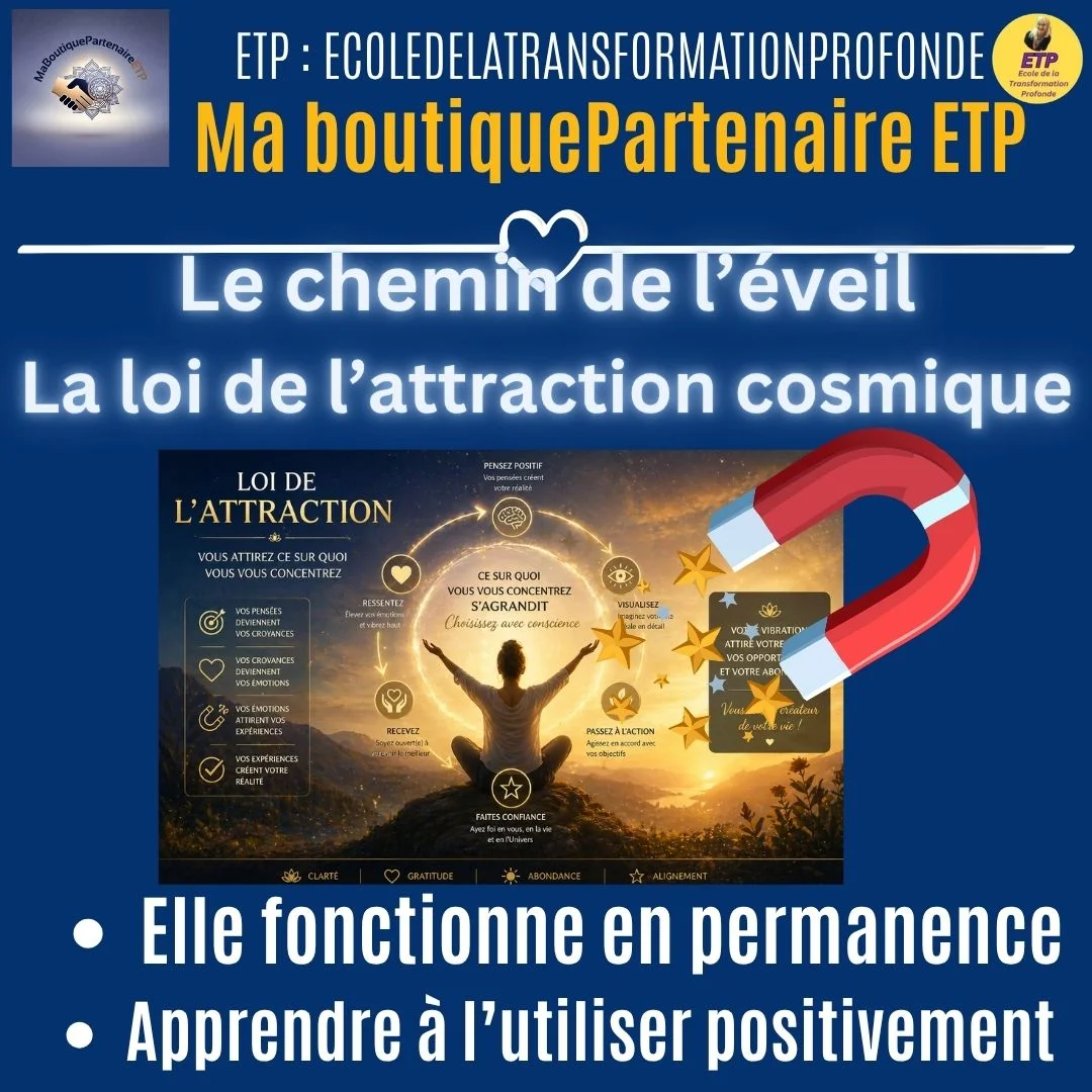 attraction, loi attraction, manifestation,  ETP-MGK