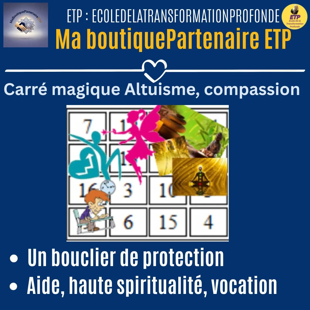 carré magique compassion, altruisme inclusion 9 ETP-MGK