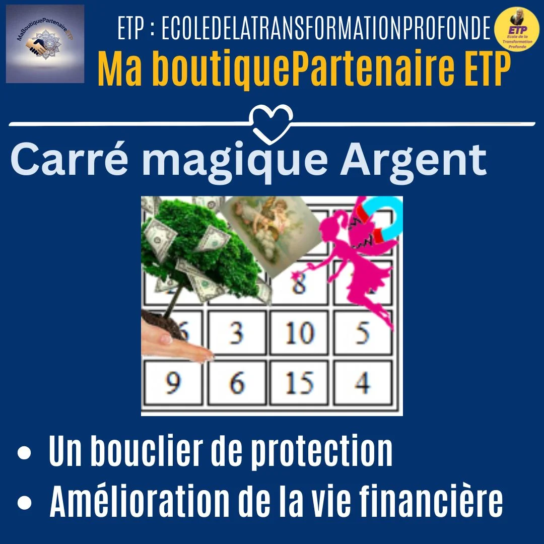 carré magique argent ETP-MGK