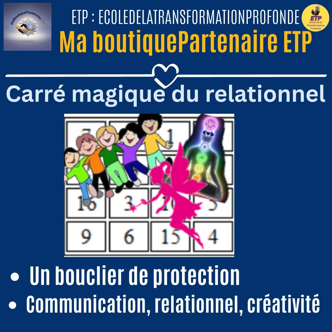 Carré magique, relationnel, communication créativite, inclusion 3 ETP-MGK